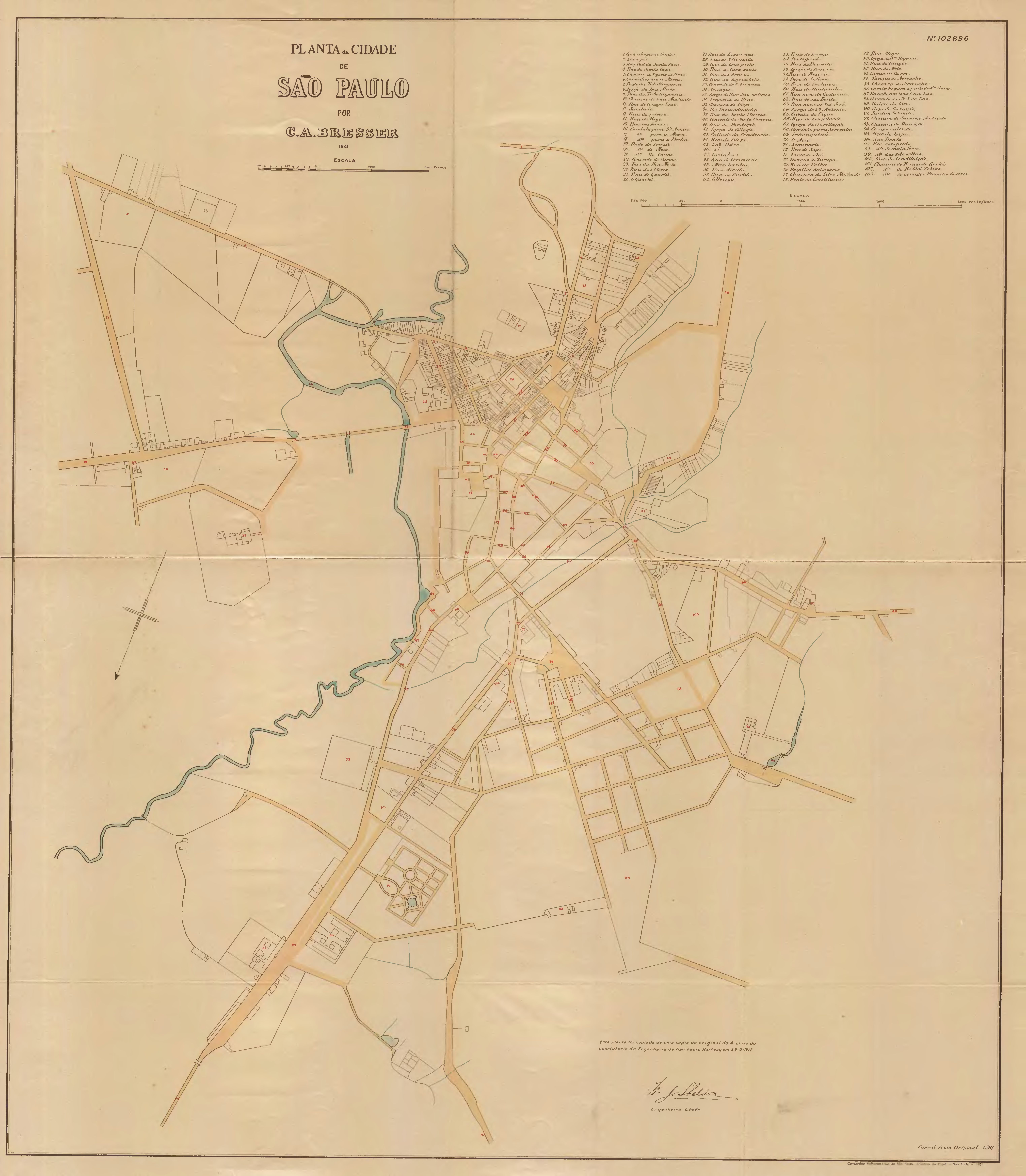 Planta da Cidade de São Paulo