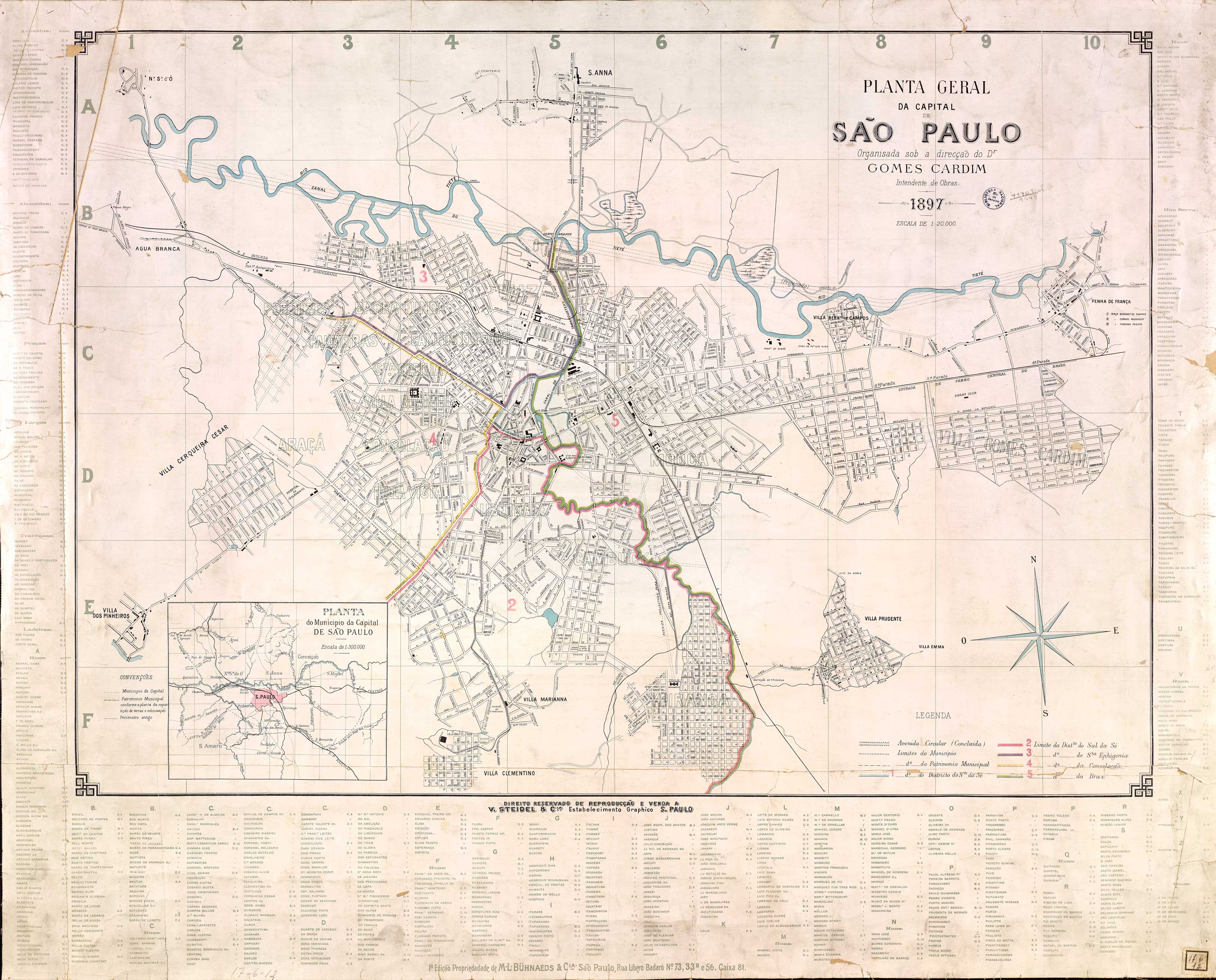 Planta Geral da Capital de São Paulo (alternativa)
